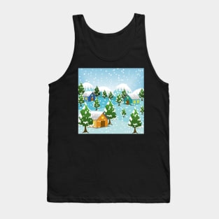 Winter Season Art Tank Top